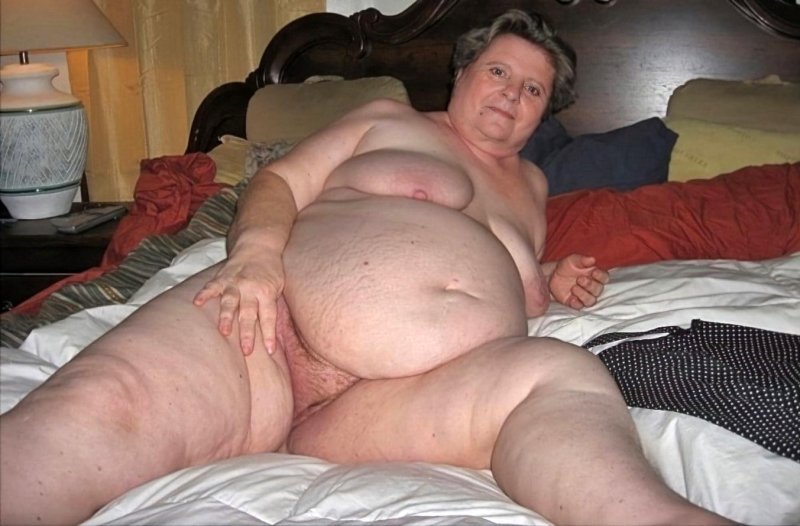 Naked old fat women