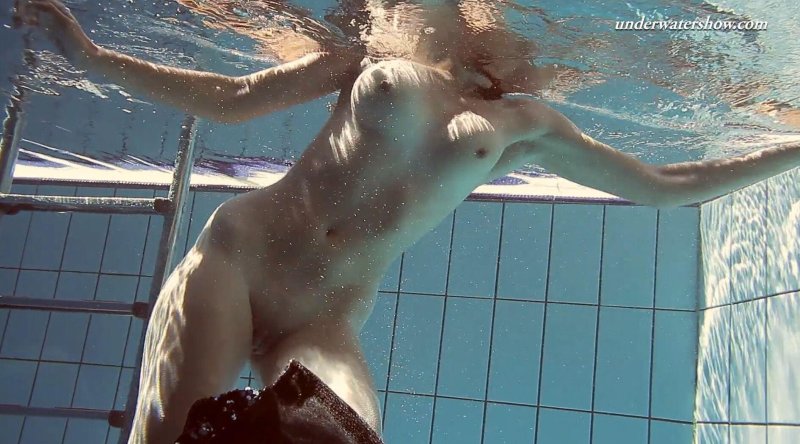 In the pool