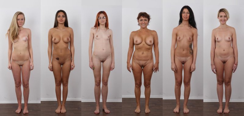 Casting of naked women