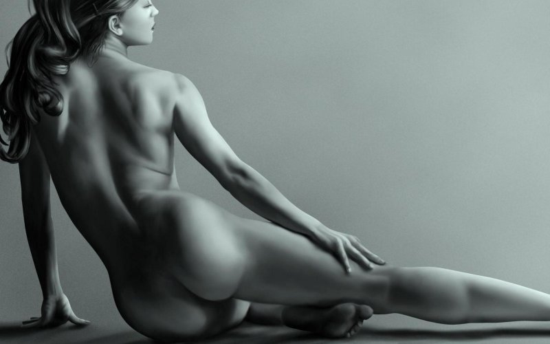 Beautiful naked body of a woman