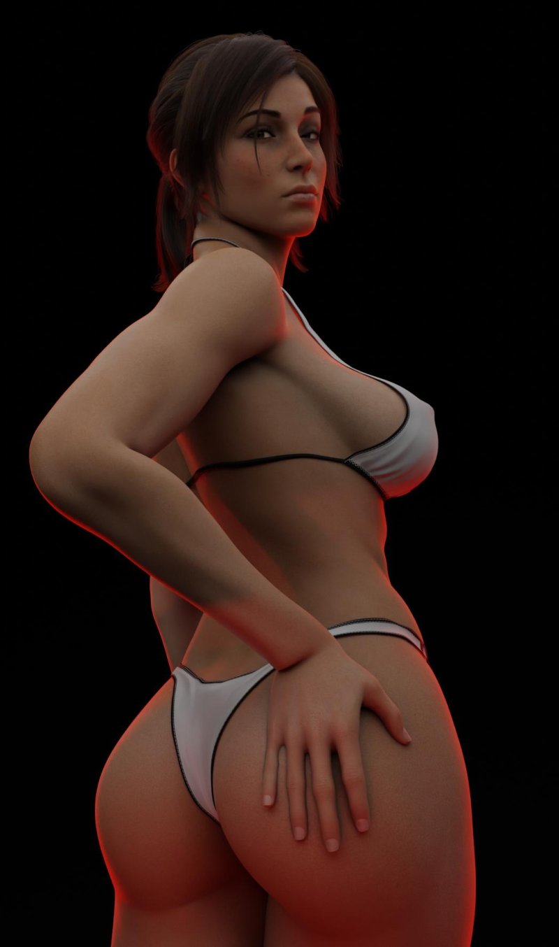 Ellie from The Last of US 2 Naked 3D