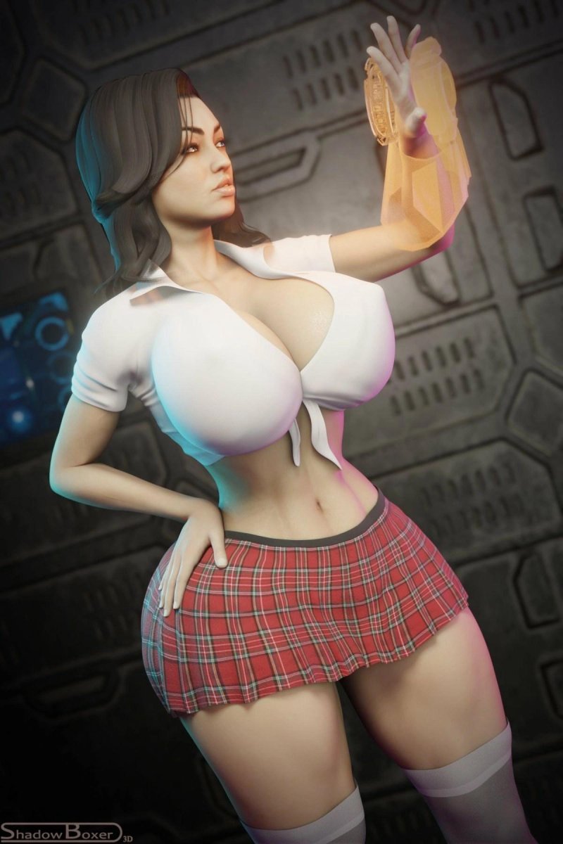 3d girls with big breasts