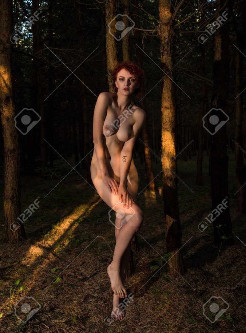 Naked girls in the forest