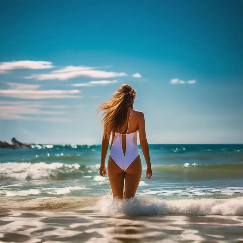 Sea beach girl