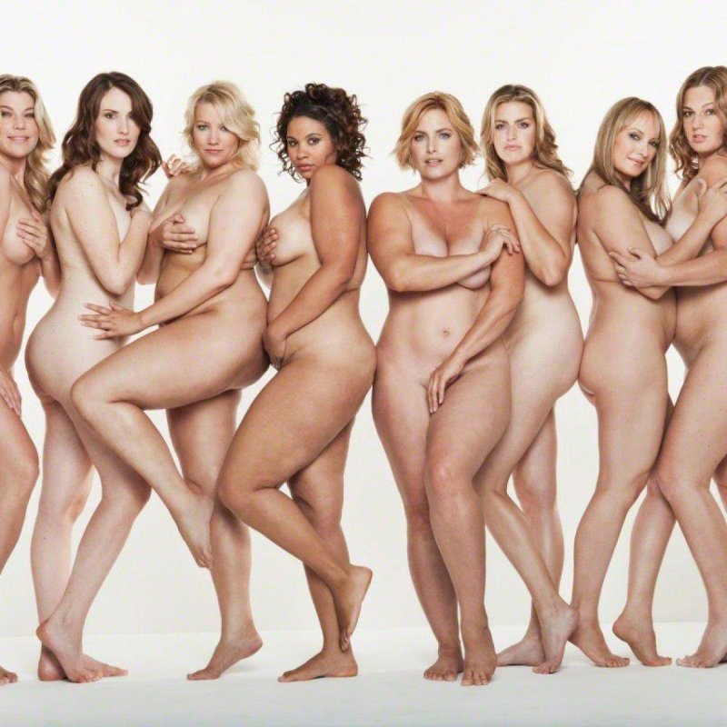 Naked women of different ages