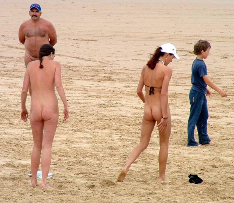 On the beach