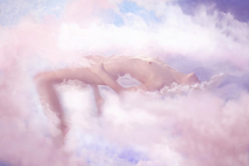Girl in the clouds