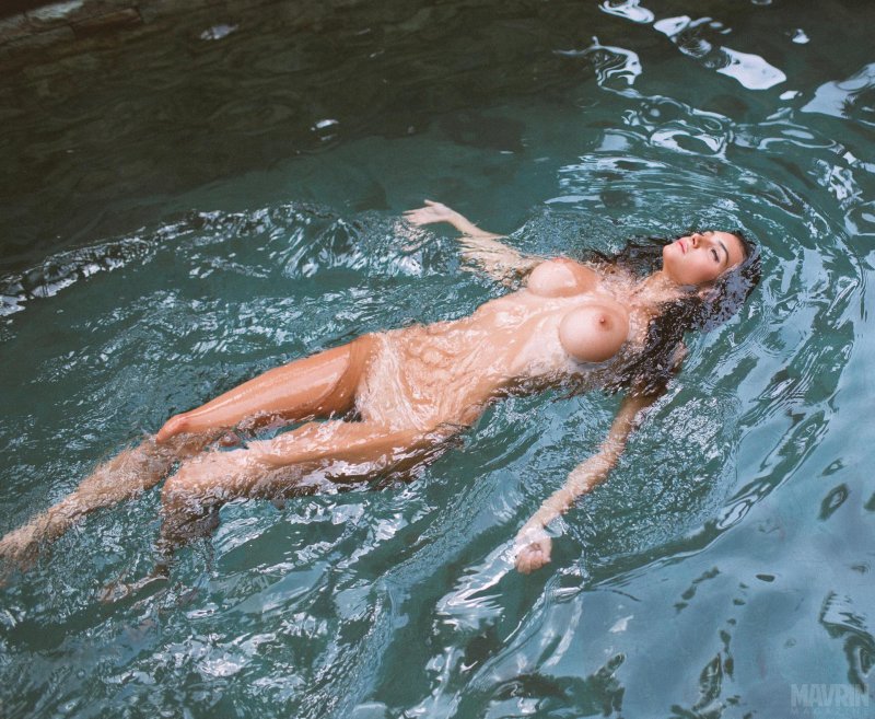 Girl in the pool