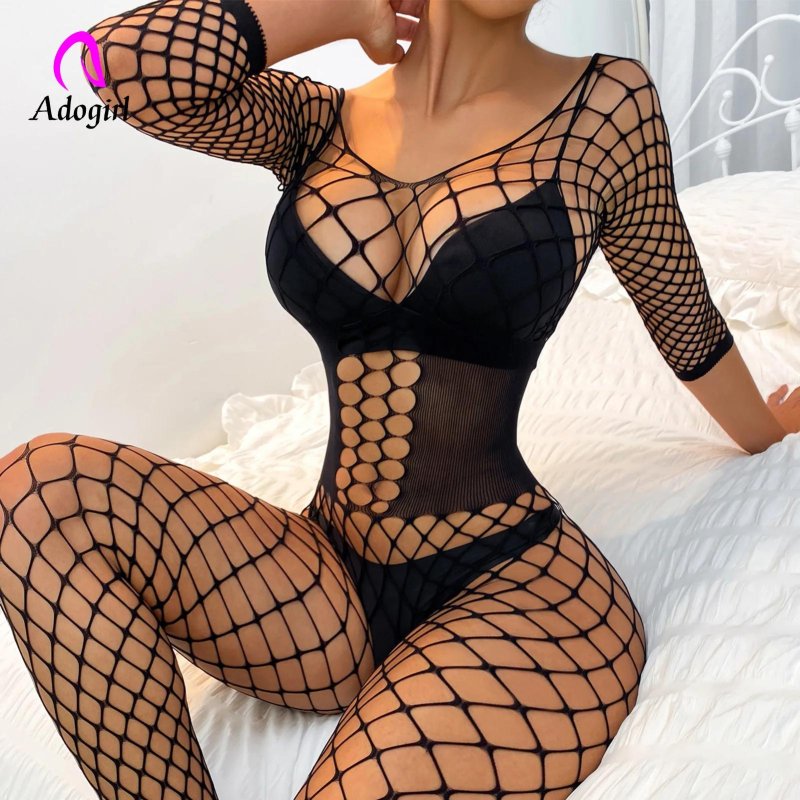 Erotic costume in a grid