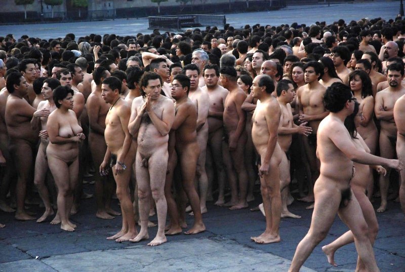 Many beautiful naked people