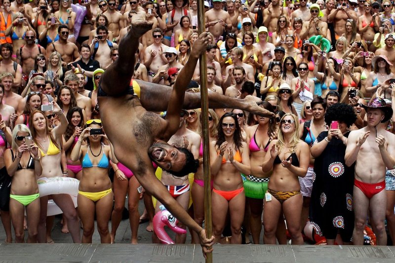 Festival Parade of Naked Women