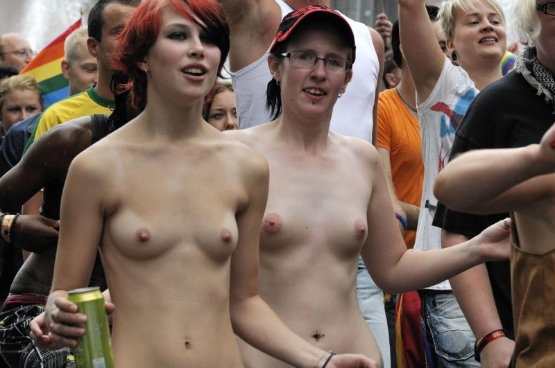 Naked feminists boobs