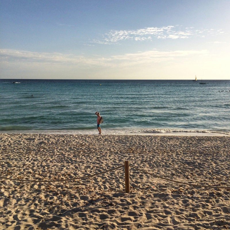 On the beach nudists