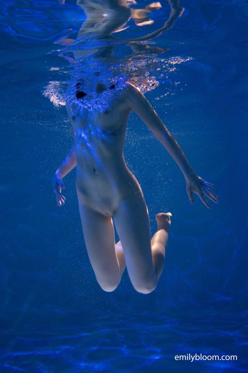 Girls underwater
