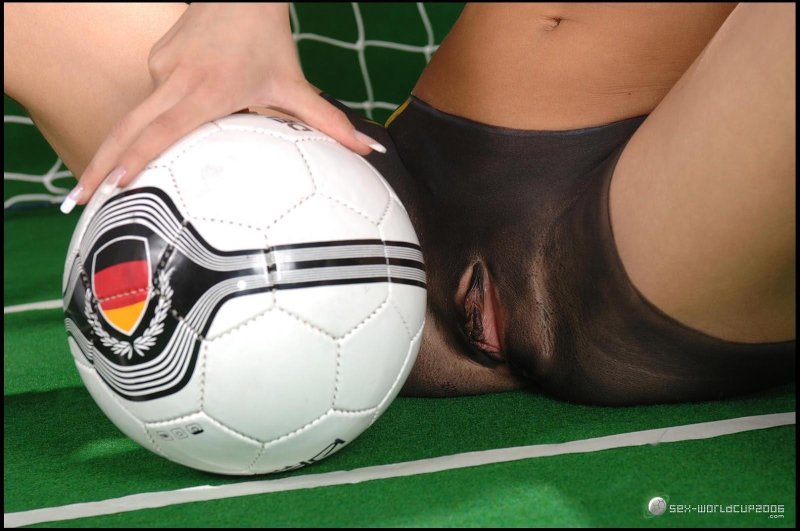 Football Bodiart Girls without Panties