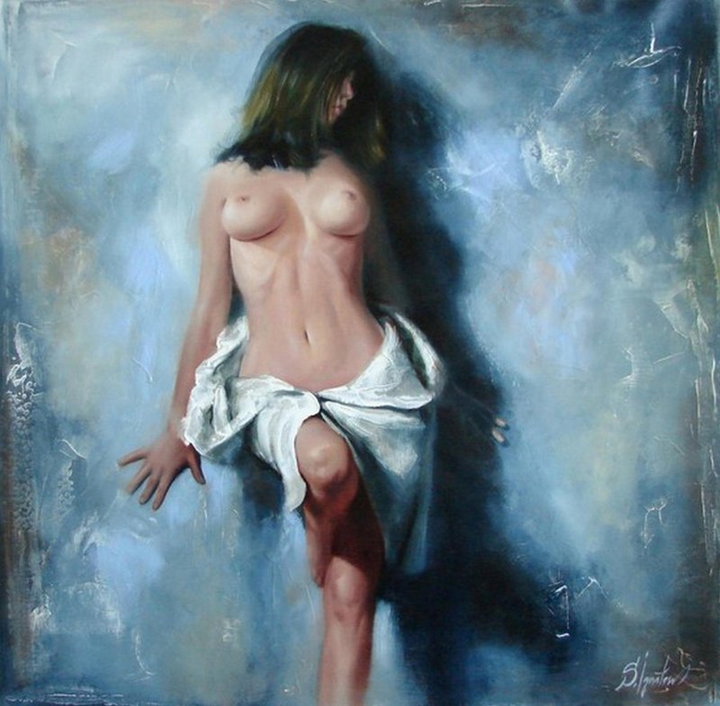 Modern erotic painting
