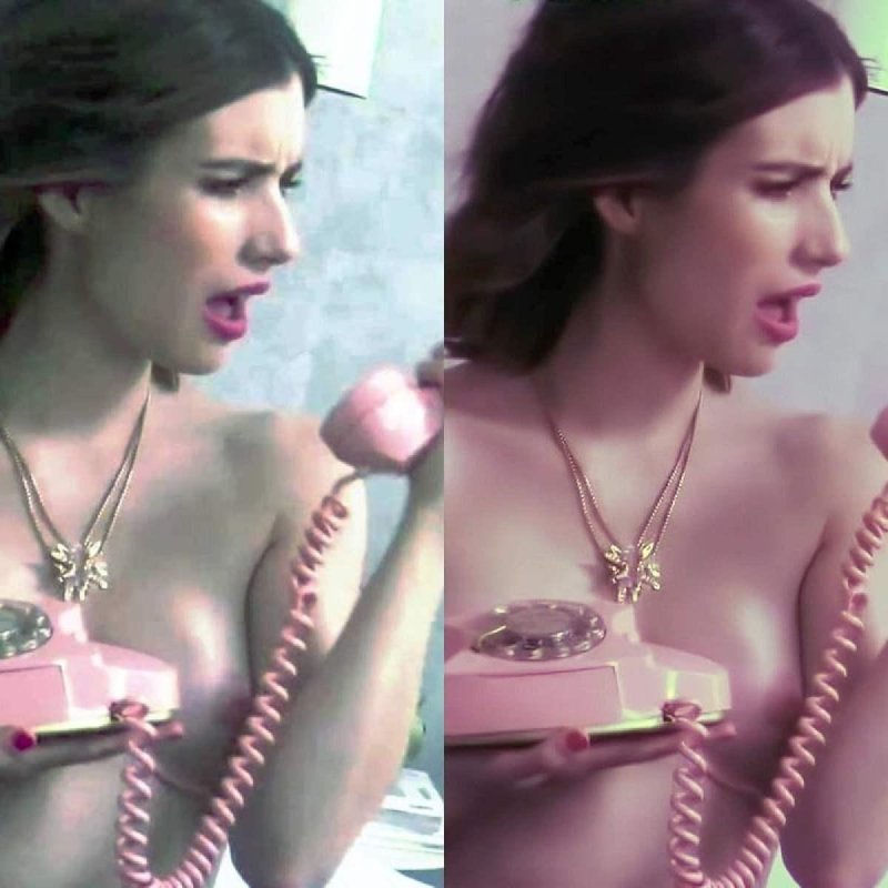 Naked Emma Roberts