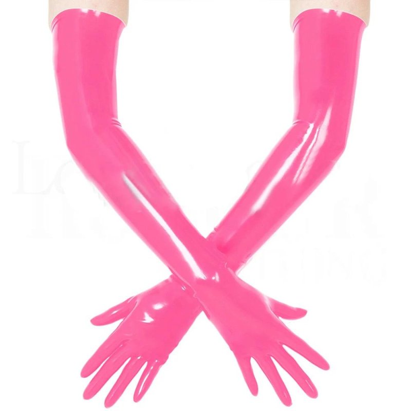 Latex gloves long