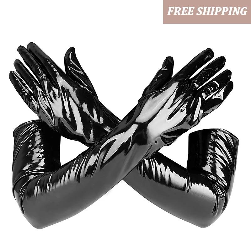 Artificial leather gloves