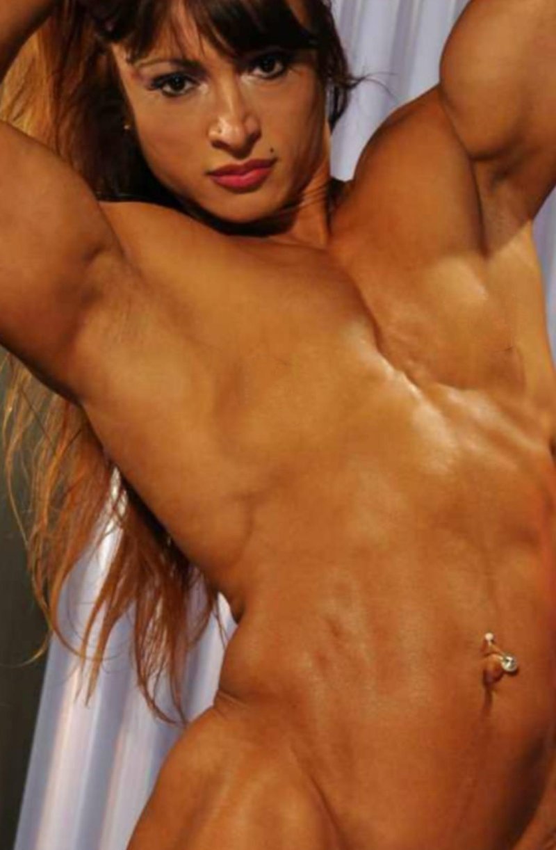 Naked muscular women