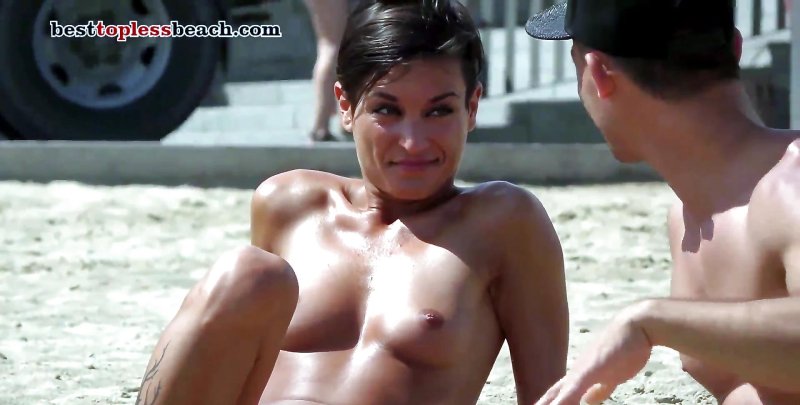 On the beach porn