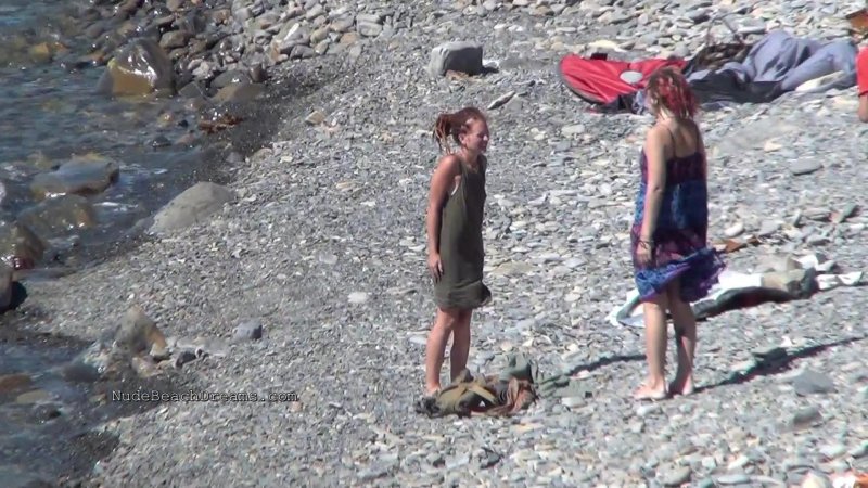 Nudist on the beach