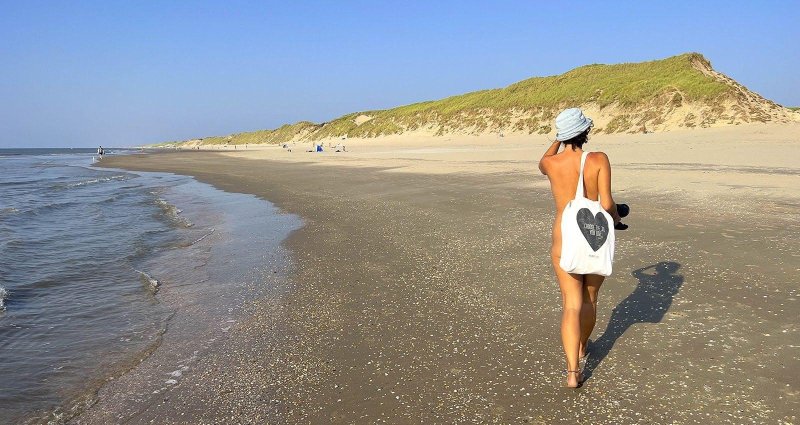 On the beach