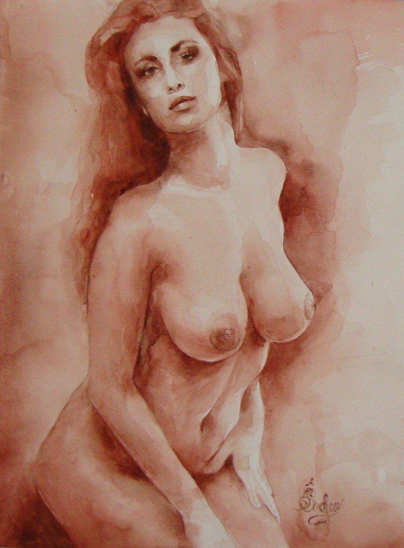 Naked female nature