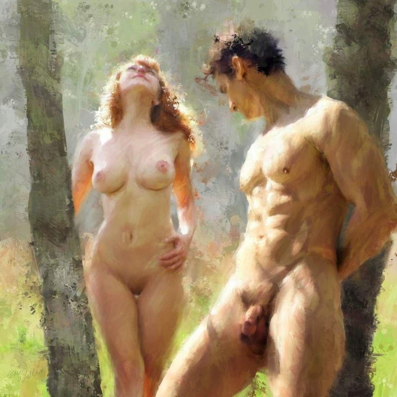 Nude painting Eric Valles