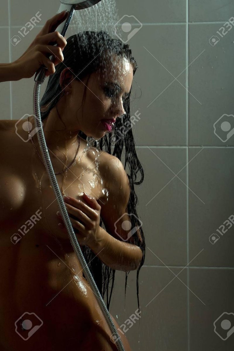 Girl in the shower Photo