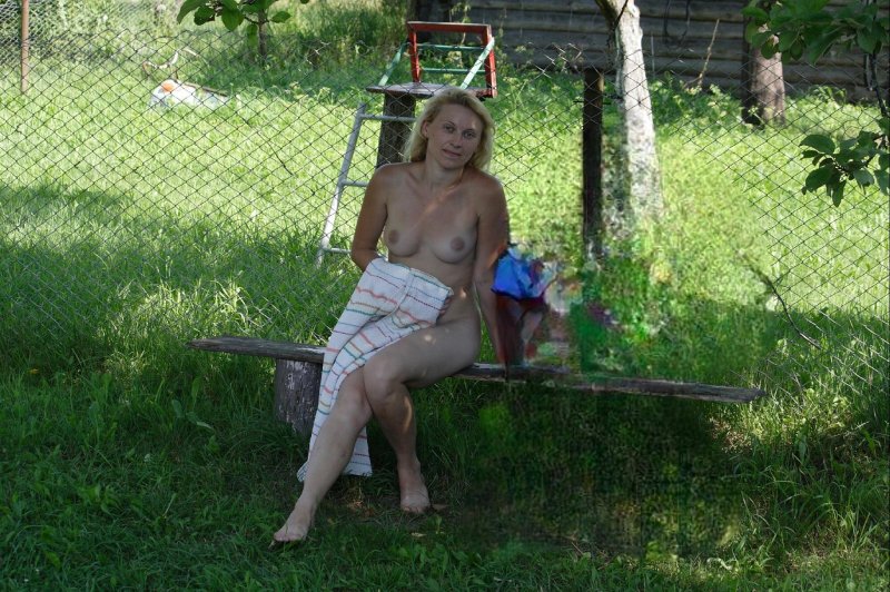 Adult women at the dacha nude