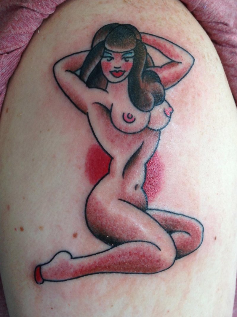 Naked women with tattoos