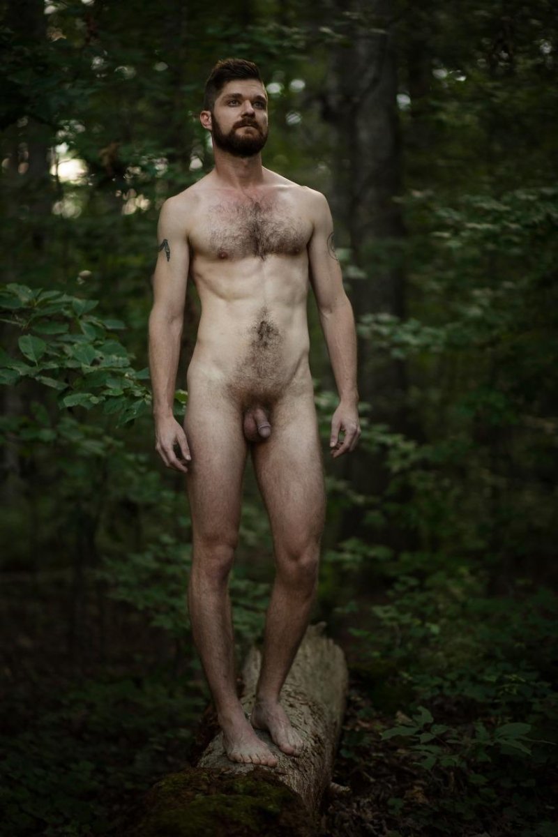 Naked hairy men