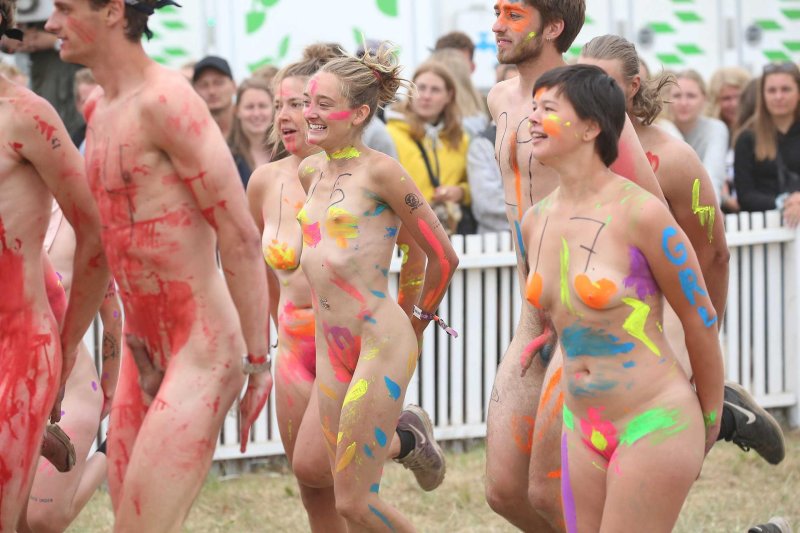 Nudist parade