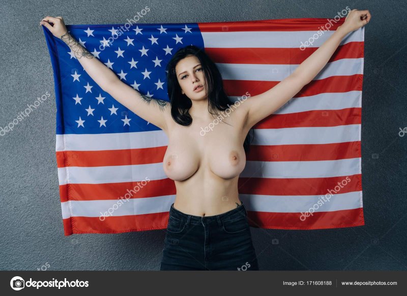 Naked American girl