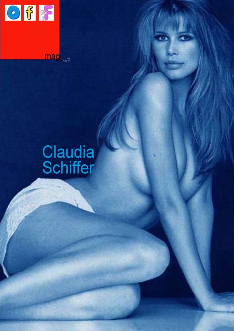 Claudia Schiffer in the youth nude