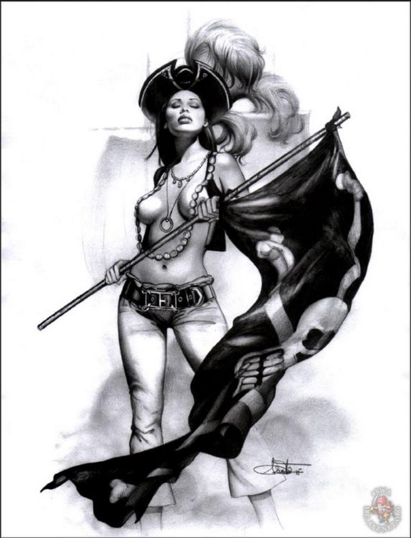 Pirate drawing