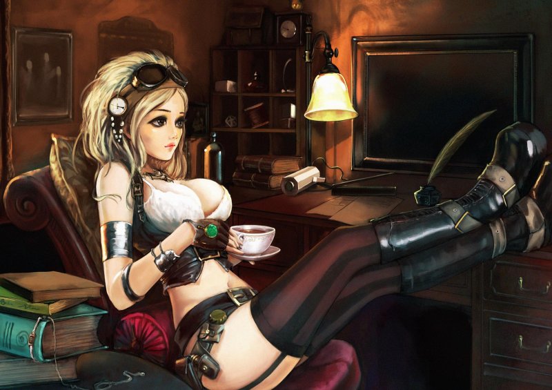 Girls steampunk
