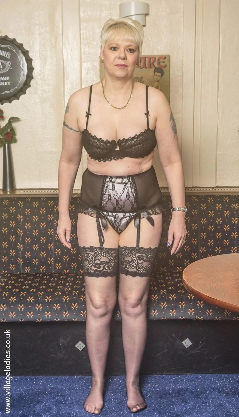 In stockings retro