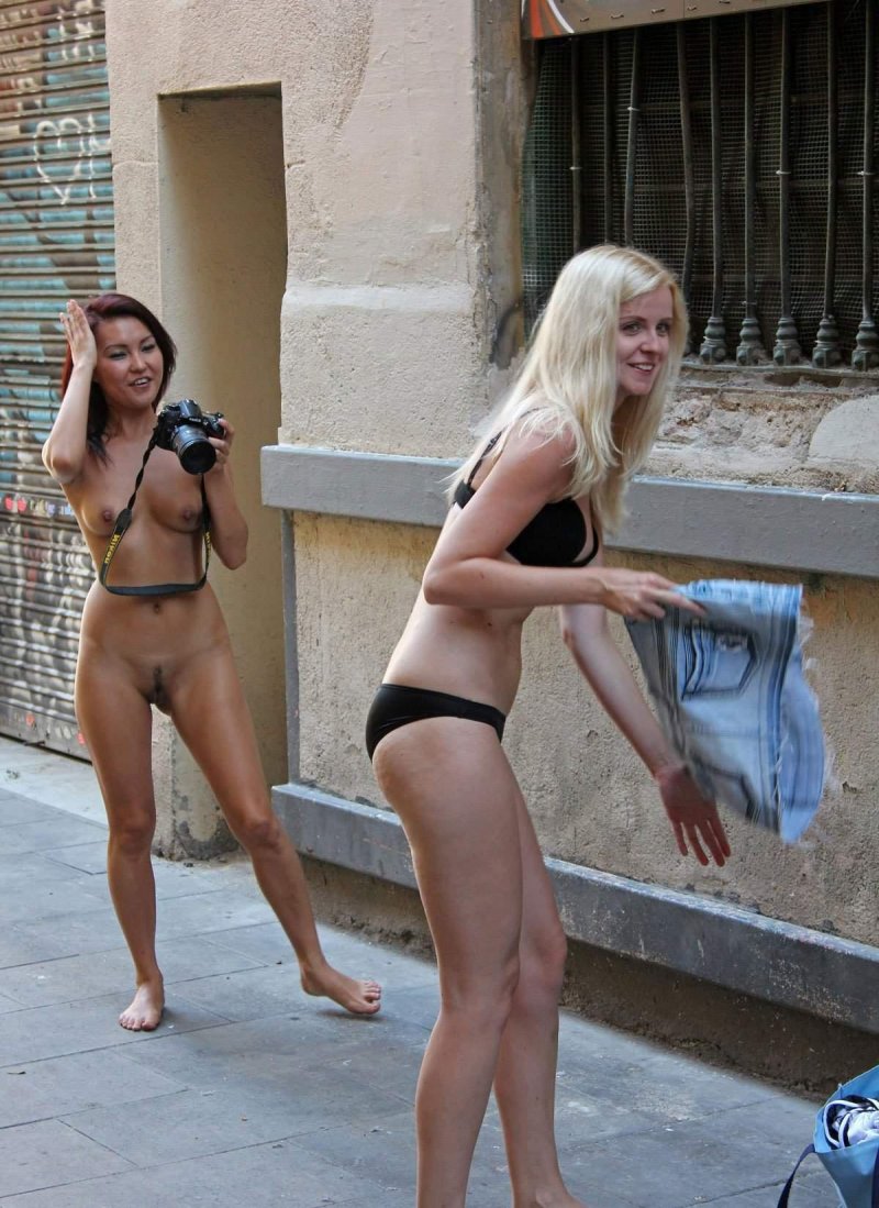 Naked in public