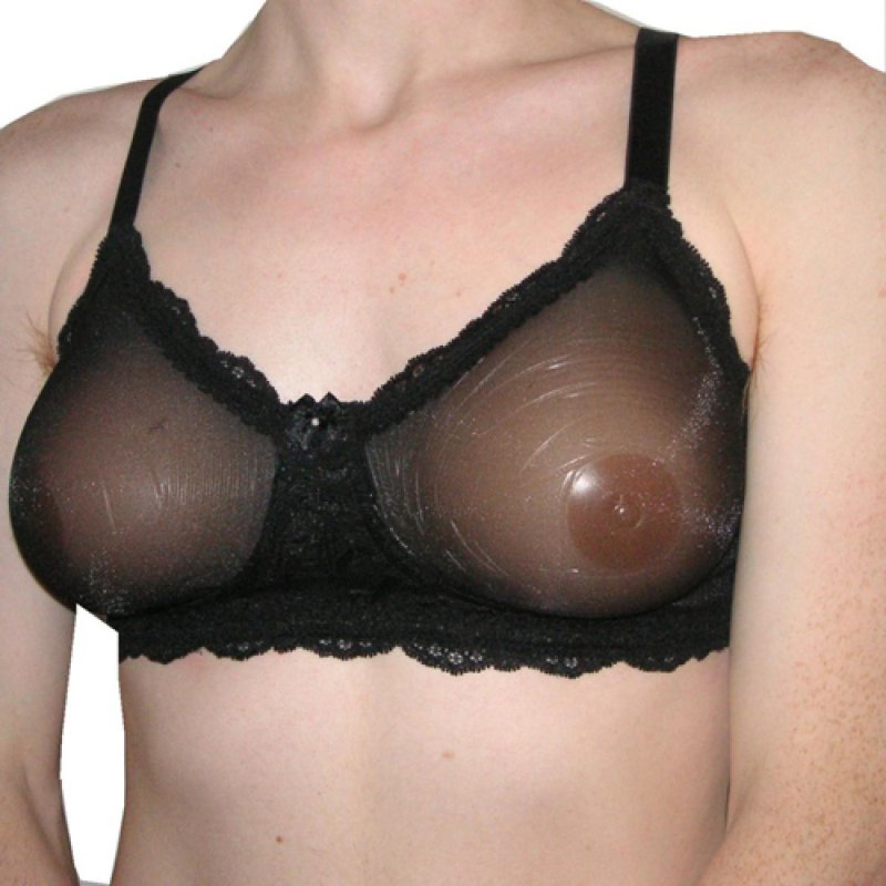With overhead breasts