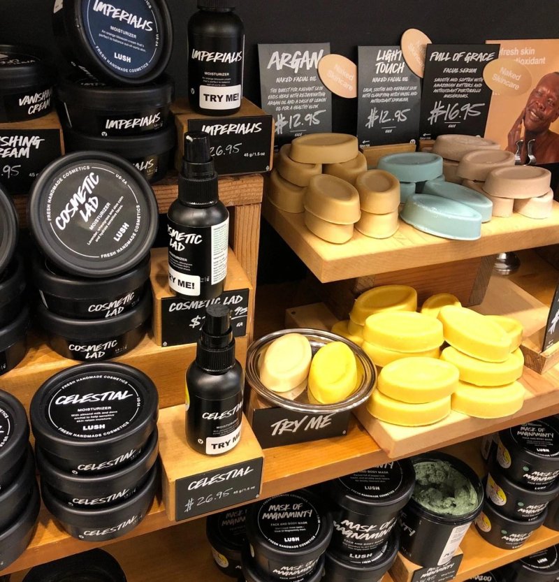 Lush cosmetics