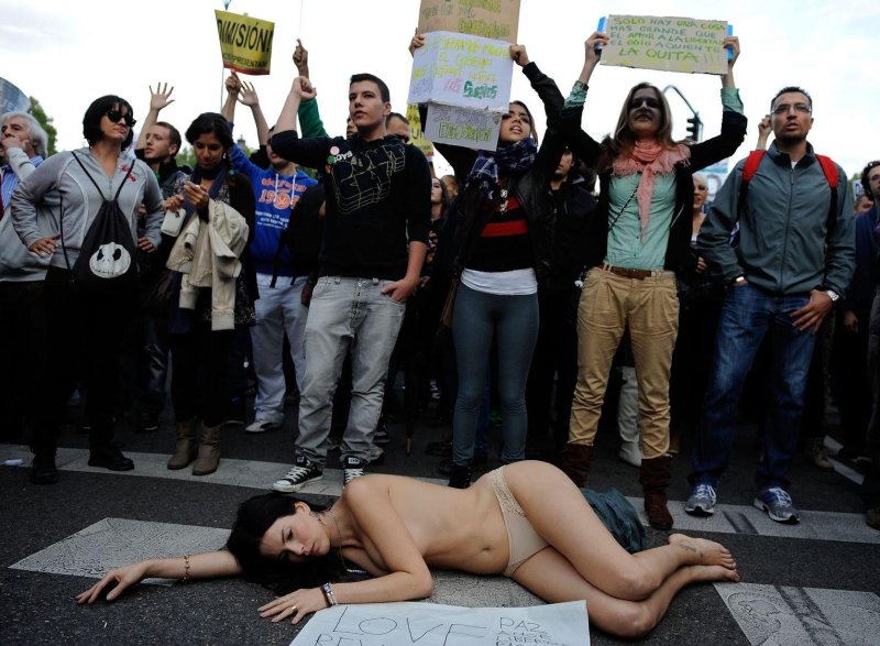 Naked protests