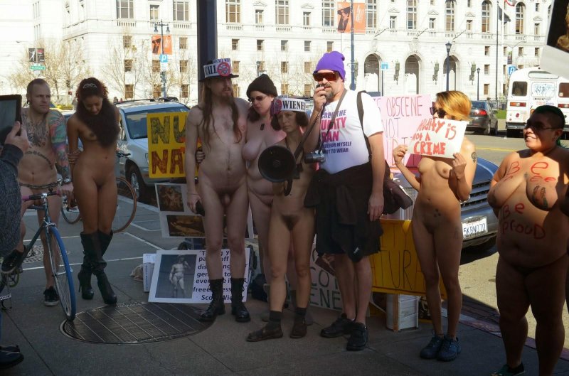 Naked protests
