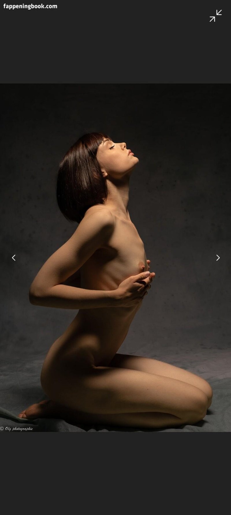 In the style of nude