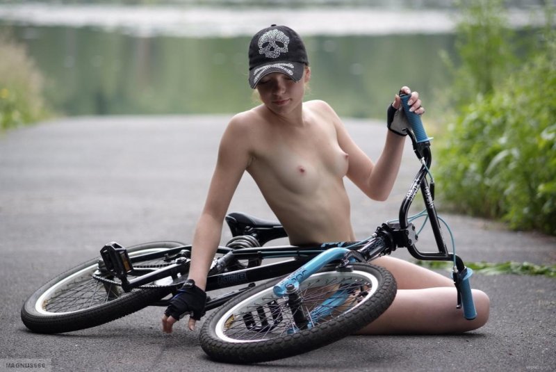 Naked cyclists