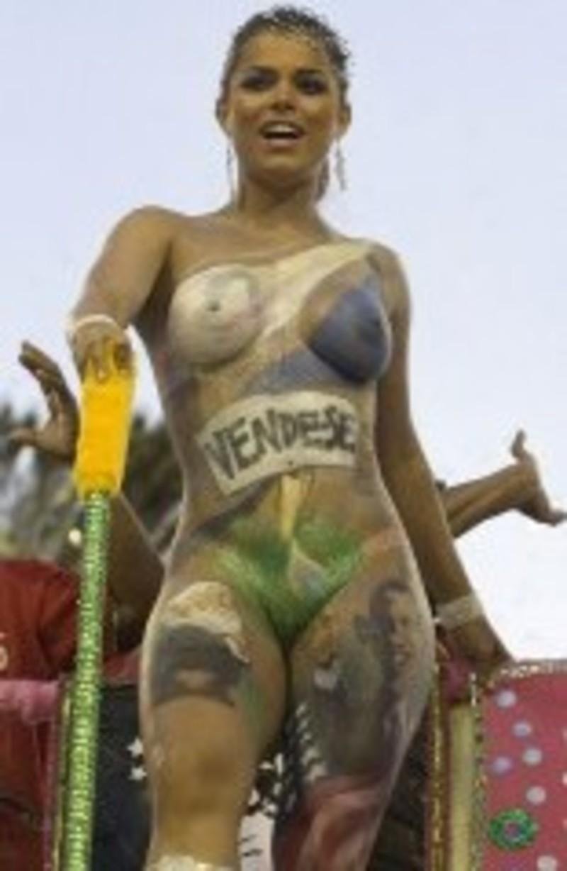 Carnival in Brazil naked