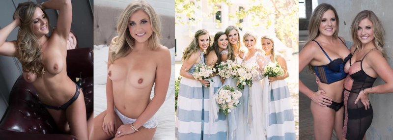 Dress of bride girlfriends