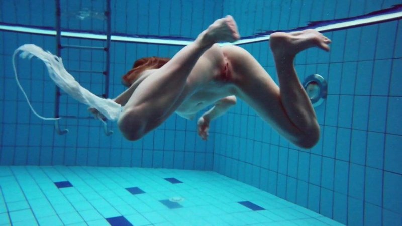 Girl in the pool