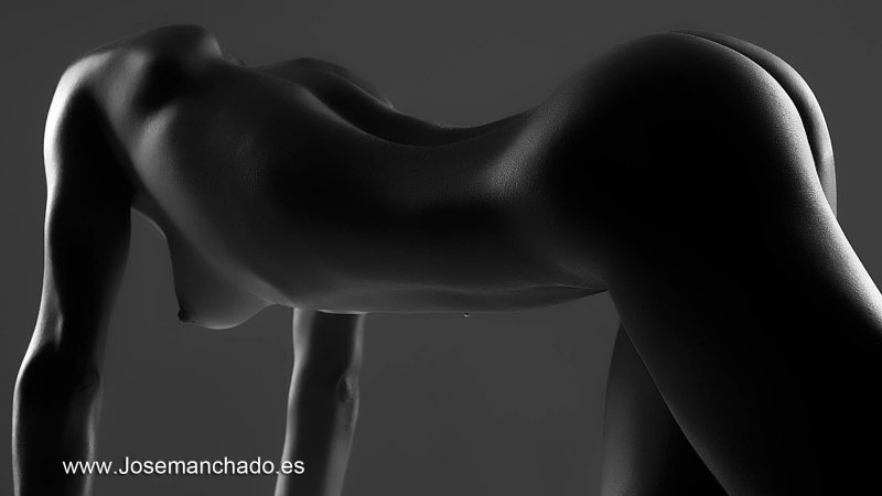 Naked female body